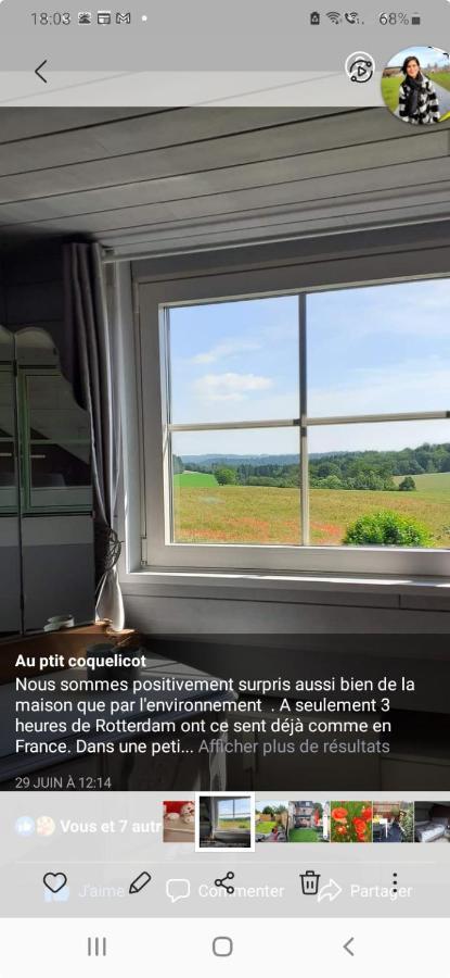 فيلا Au Ptit Coquelicot Houyet المظهر الخارجي الصورة